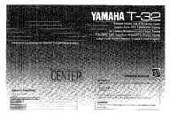 Yamaha T-32 - Owners Manual 